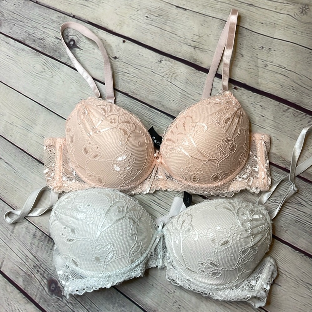 Bundle of Lace Push-Up Bras